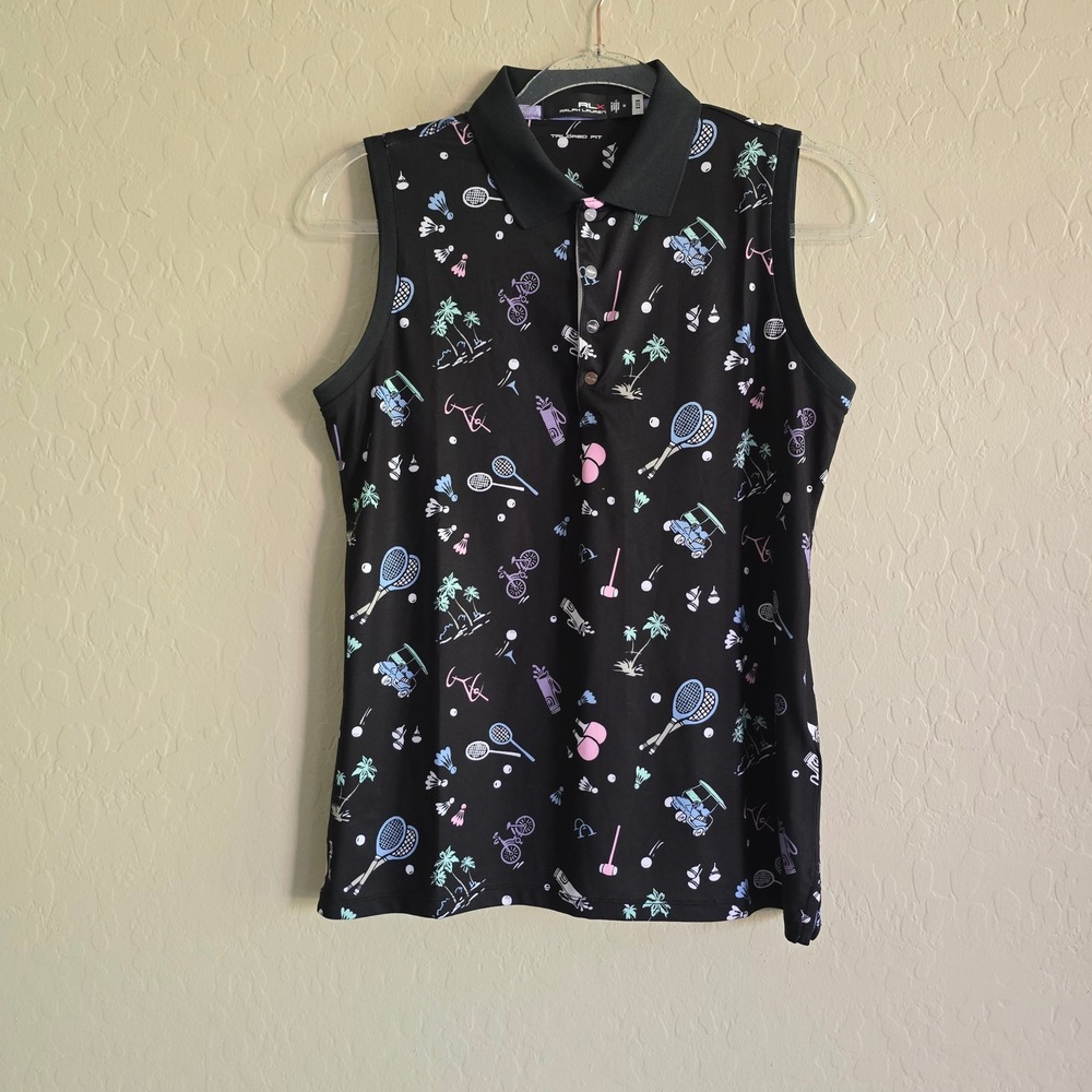 RLX Ralph Lauren Women's Sleeveless Polo Top Medium
Sports Golf tennis croquet